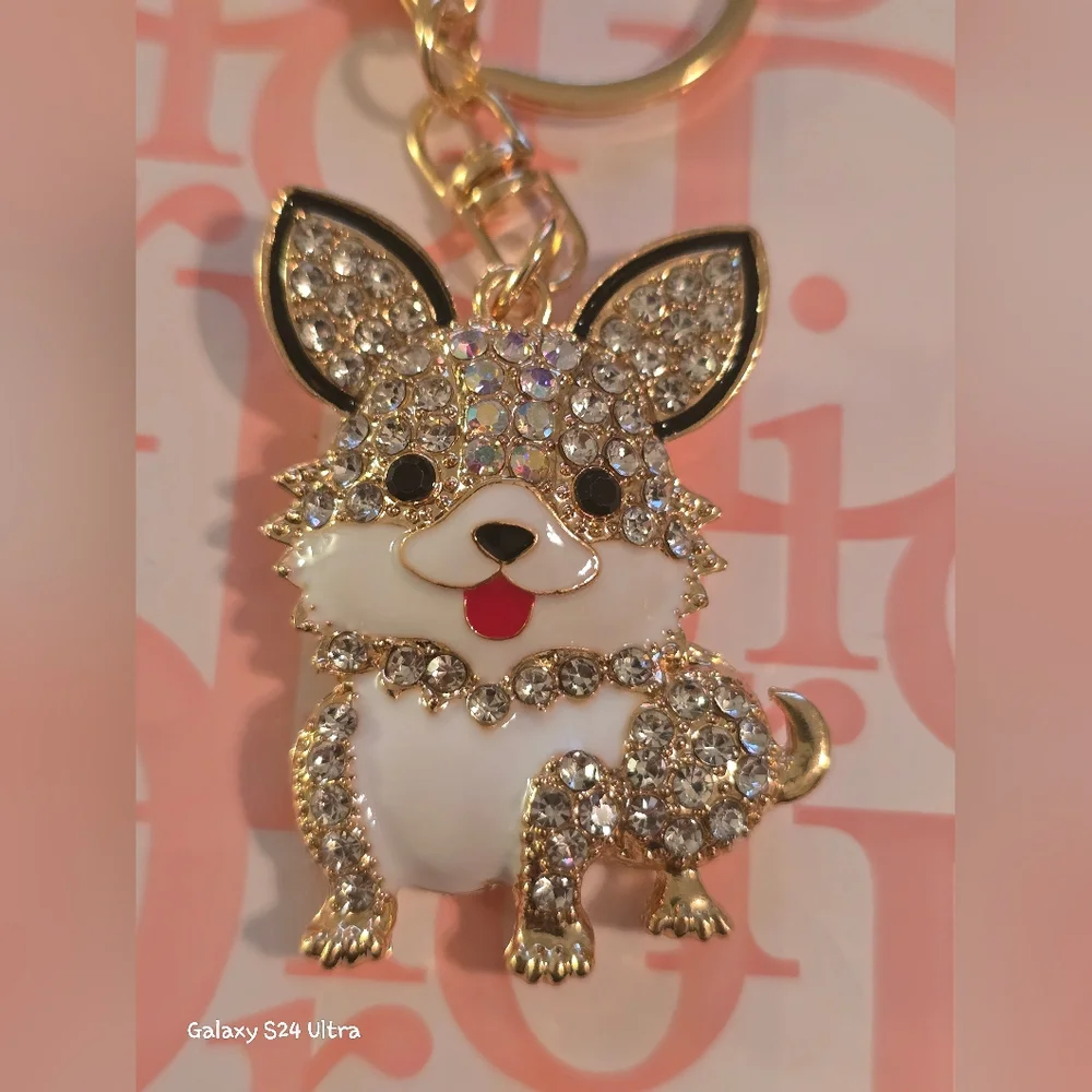 Corgi Dog Bag Charm/ Keychain NEW